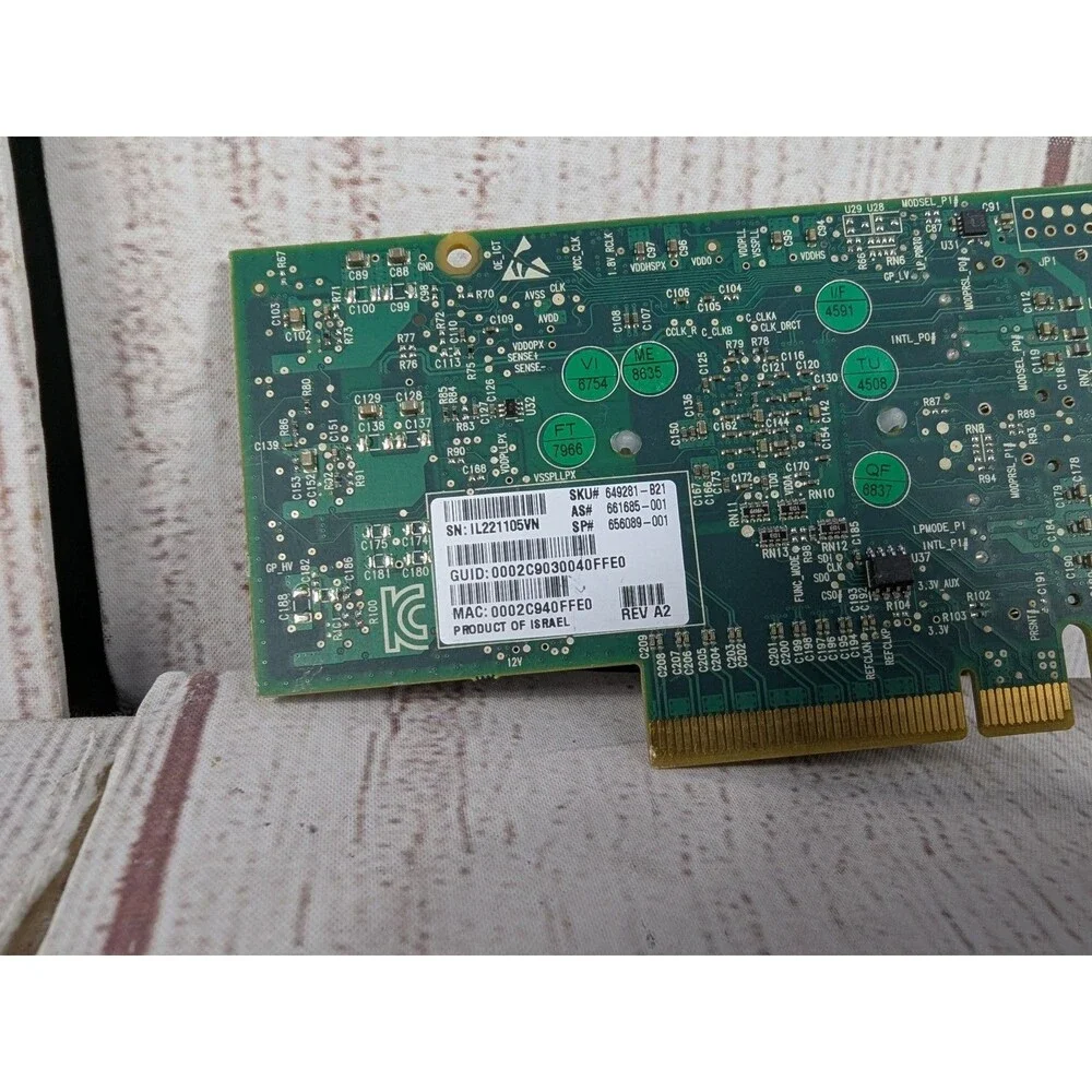 USED - 649281-B21 HP Infiniband FDR/Ethernet 10Gb/40Gb 2-port 544QSFP Adapter